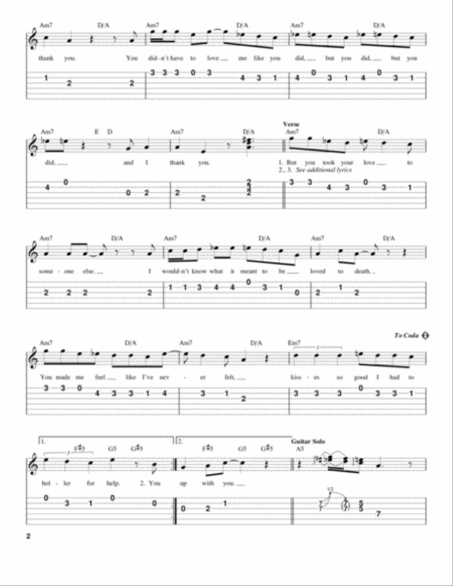 I Thank You Acoustic Guitar scores gallery preview page 2