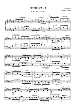 Prelude and Fugue in G# minor, BWV 863