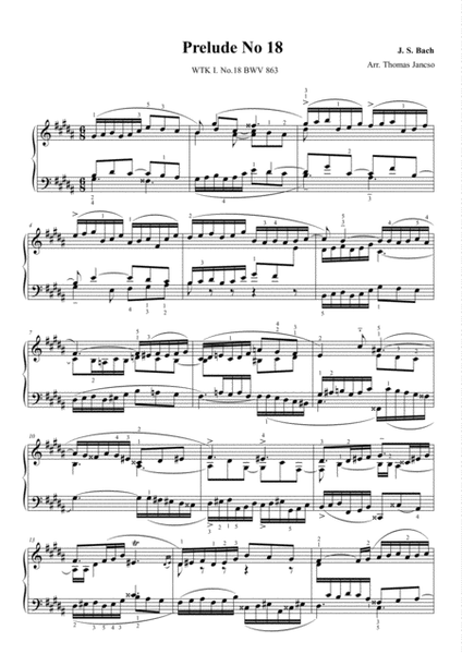 Prelude and Fugue in G# minor, BWV 863 image number null