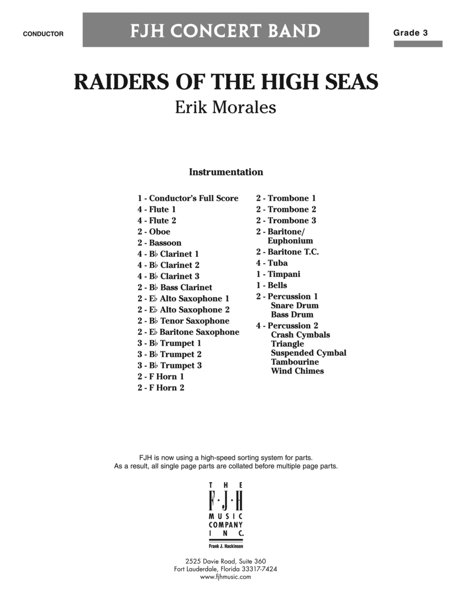 Raiders of the High Seas: Score