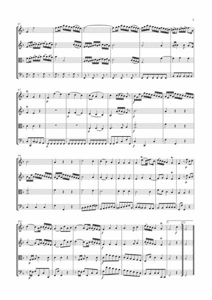 Abel - String Quartet in F major, Op.12 No.3 ; WK 69