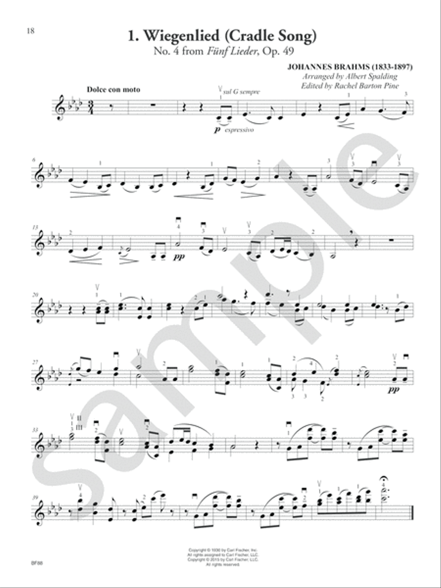 Violin Lullabies Violin Solo scores gallery preview page 7