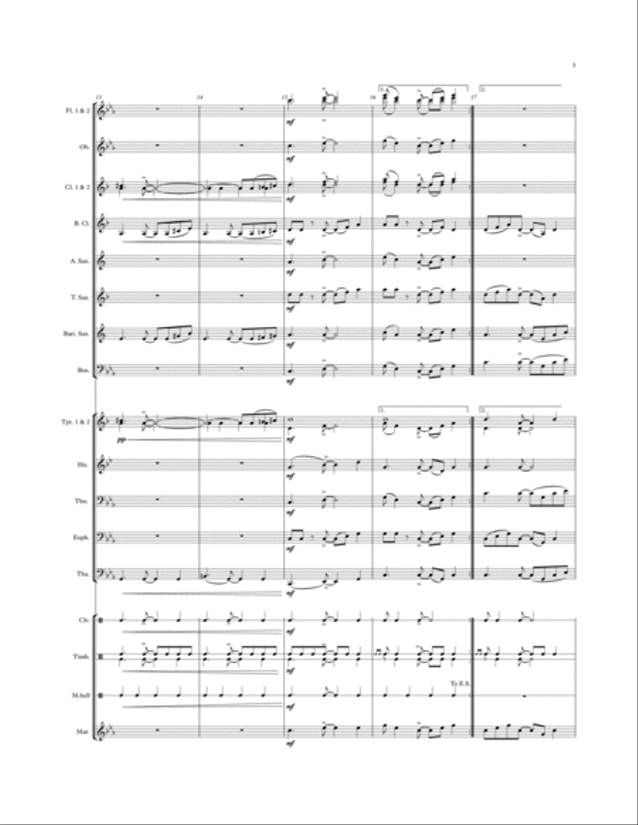 El Camino Real Concert Band scores gallery preview page 3