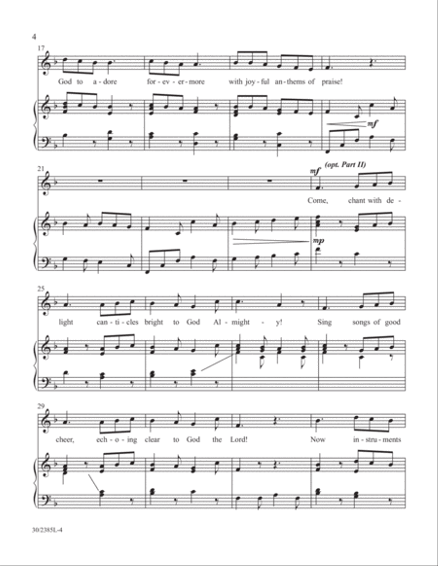 Simply Natalie Sleeth Unison Choir scores gallery preview page 5