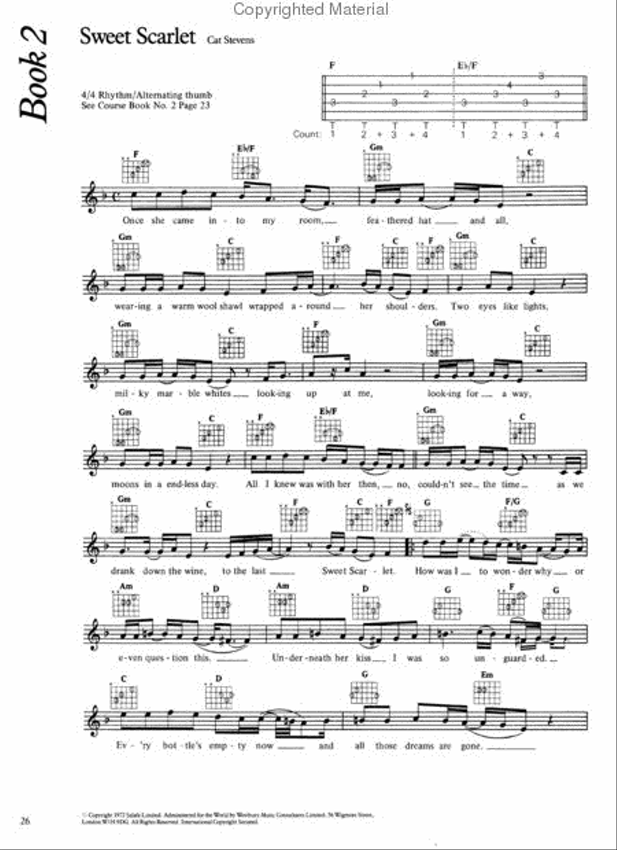 The Complete Guitar Player – Cat Stevens Songbook Easy Guitar scores gallery preview page 3