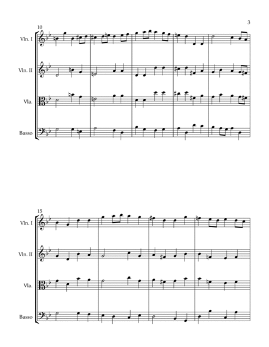 Alcina Ballo Alcina Ballo String Orchestra scores gallery preview page 3