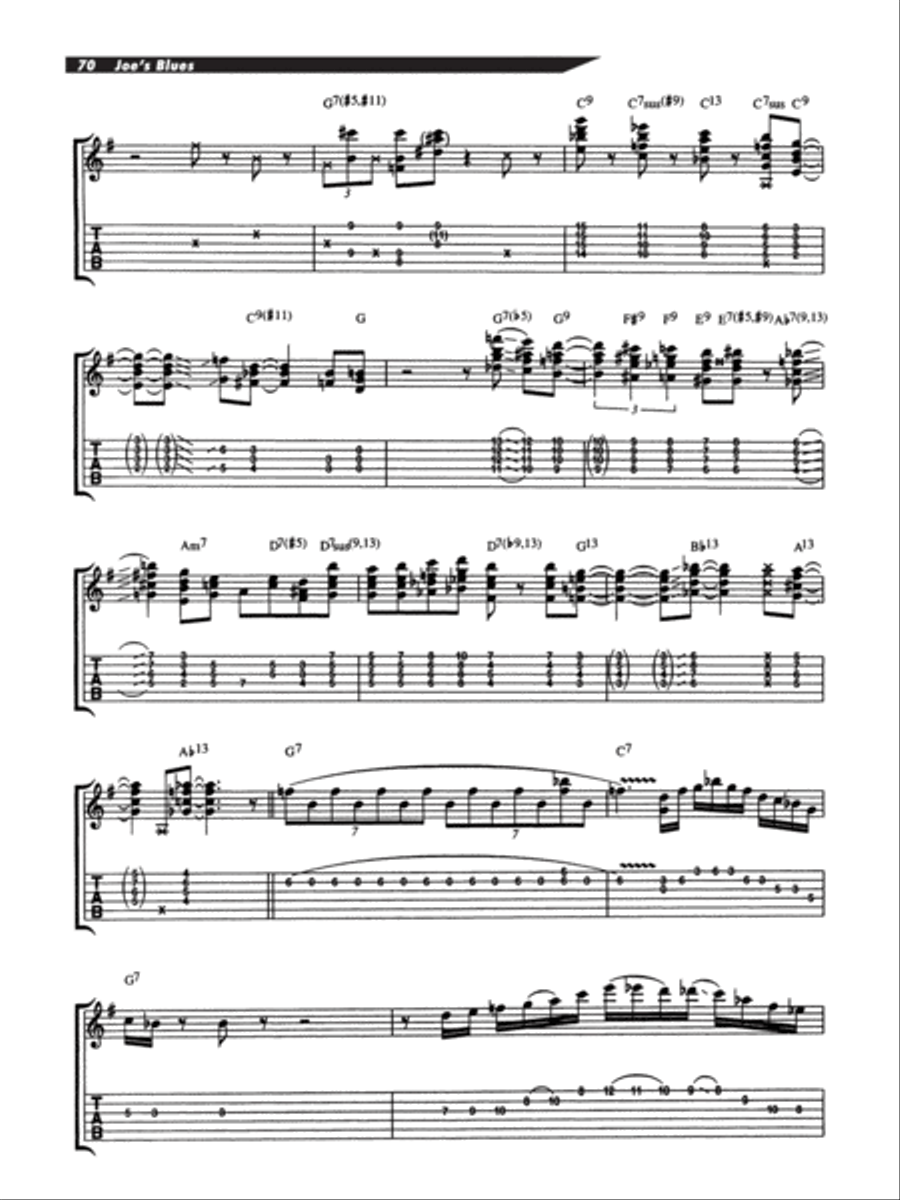 Joe Pass -- On Guitar Electric Guitar scores gallery preview page 71