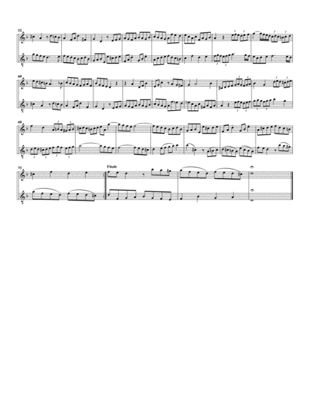 Canon 4 from Art of Fugue, BWV 1080 (arrangement for recorders)