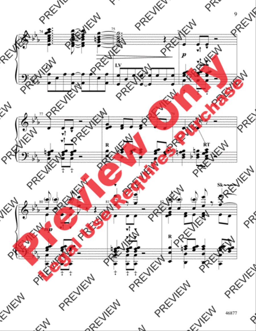 Elijah Rock Elijah Rock Handbell Choir scores gallery preview page 9