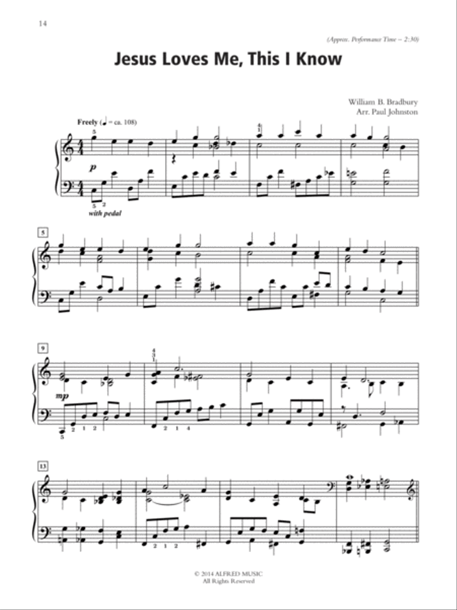 Jazzy Hymns and Spirituals Piano Solo scores gallery preview page 3