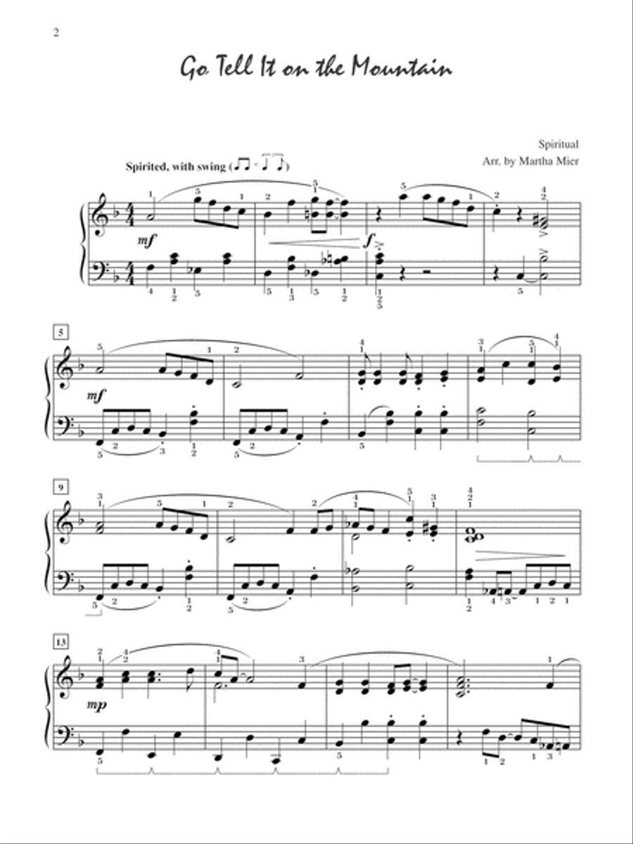 Christmas Jazz, Rags & Blues, Book 2 Piano Solo scores gallery preview page 3