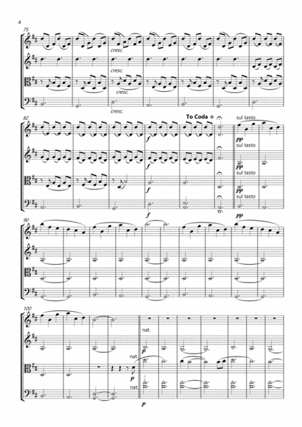 I Giorni by Ludovico Einaudi (string quartet)