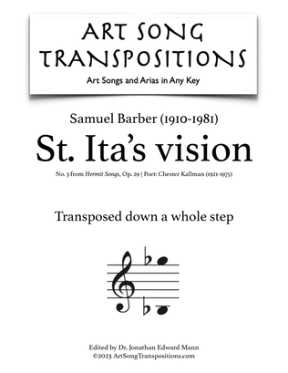 Book cover for St. Ita's Vision, Op. 29, No. 3