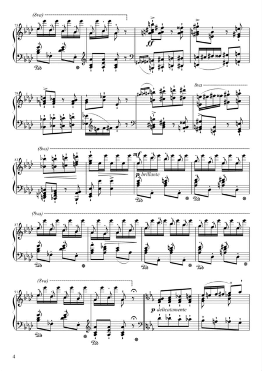 Grand Galop Chromatique Piano Solo scores gallery preview page 4