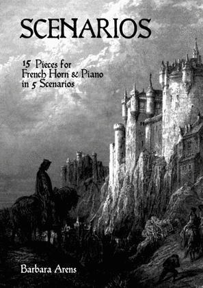 Book cover for Scenarios - 15 Pieces for French Horn & Piano in 5 Scenarios