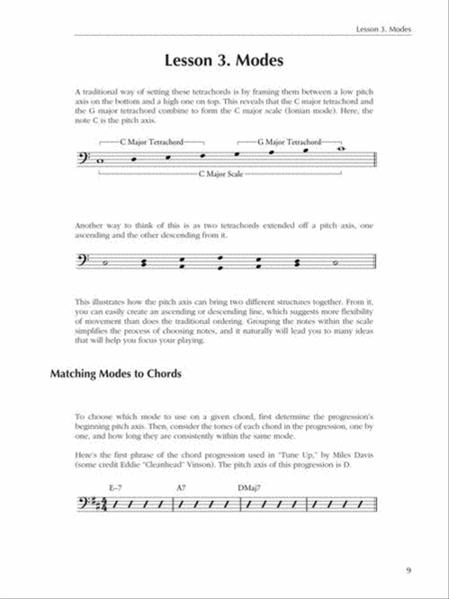 Playing the Changes: Bass Bass Guitar scores gallery preview page 14