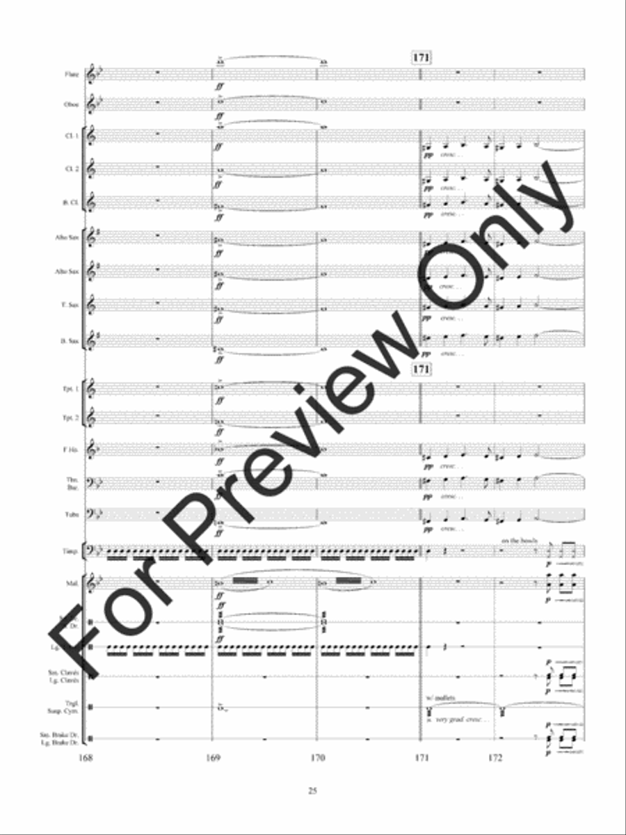 Haunted Mine Concert Band scores gallery preview page 28