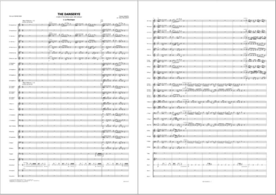 The Danserye Fanfare Band scores gallery preview page 3