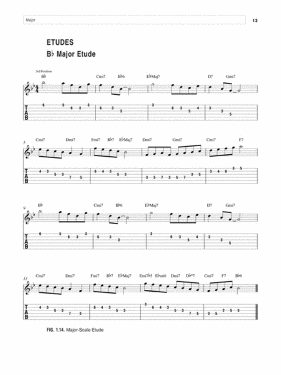 A Modern Method for Guitar Scales Guitar Tablature scores gallery preview page 4