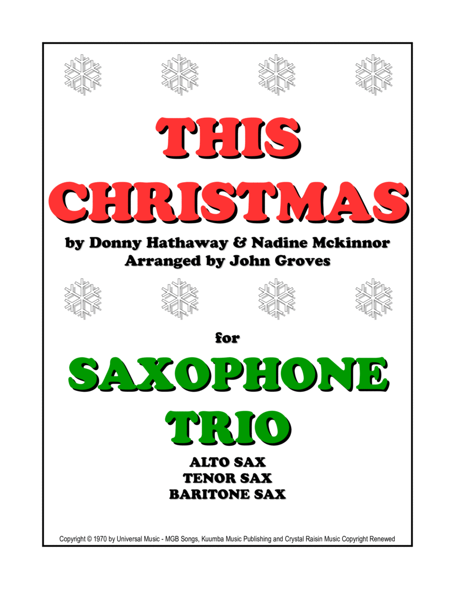 This Christmas Woodwind Trio scores gallery preview page 1