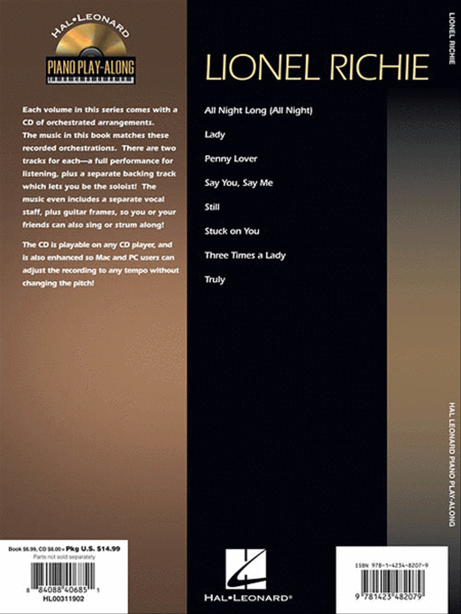 Lionel Richie Piano, Vocal, Guitar scores gallery preview page 2