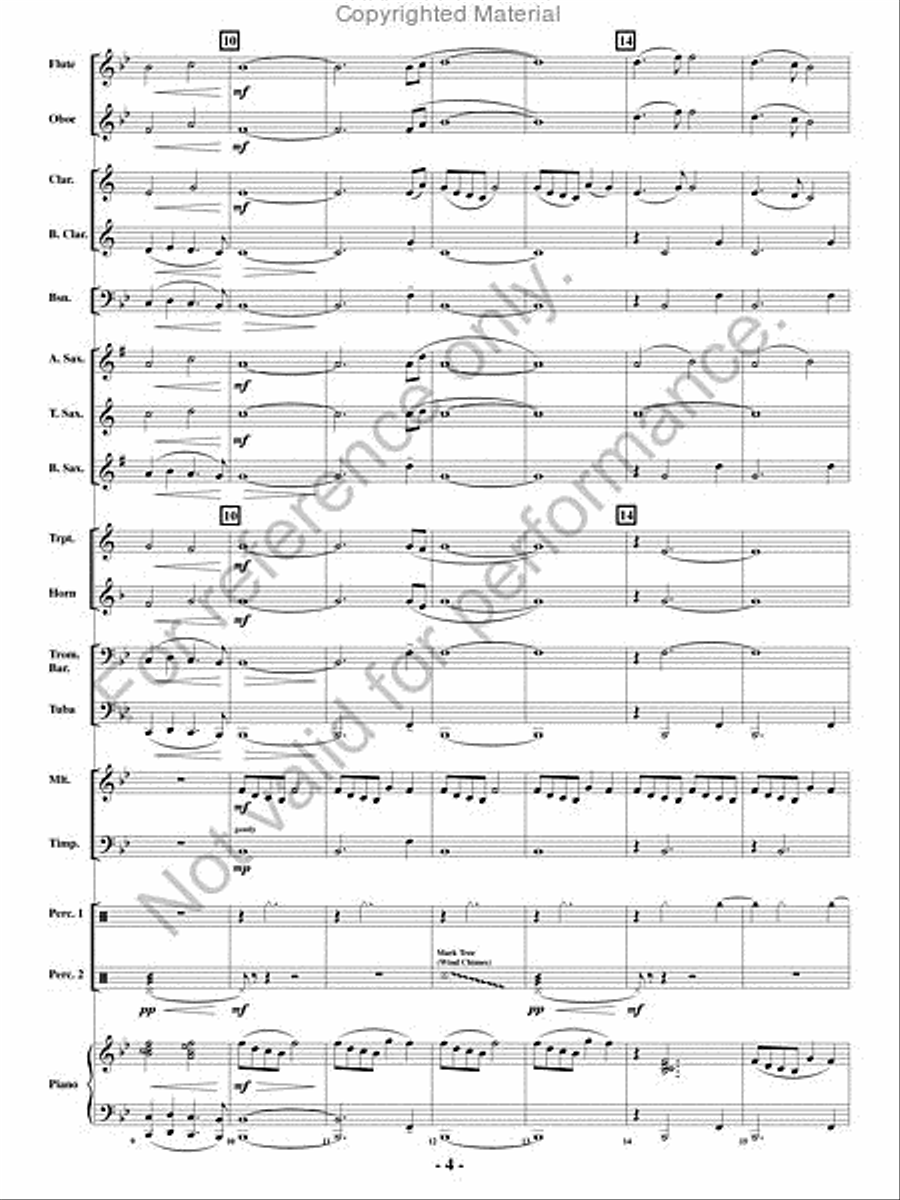 Going Home Concert Band scores gallery preview page 3