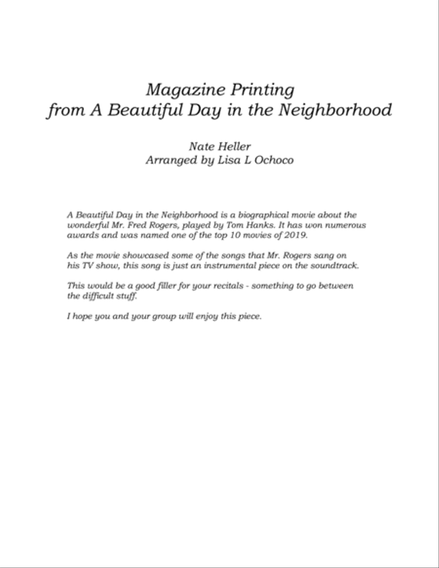 Magazine Printing Woodwind Ensemble scores gallery preview page 4