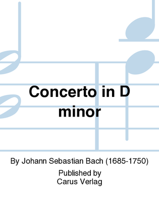 Concerto in D minor (Konzert in d)