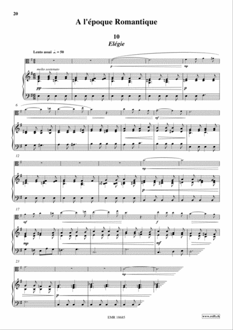 Au Fil Du Temps Viola scores gallery preview page 13