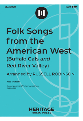 Book cover for Folk Songs from the American West