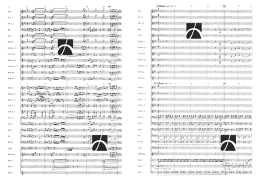 Majestic Fountain Majestic Fountain Concert Band scores gallery preview page 3