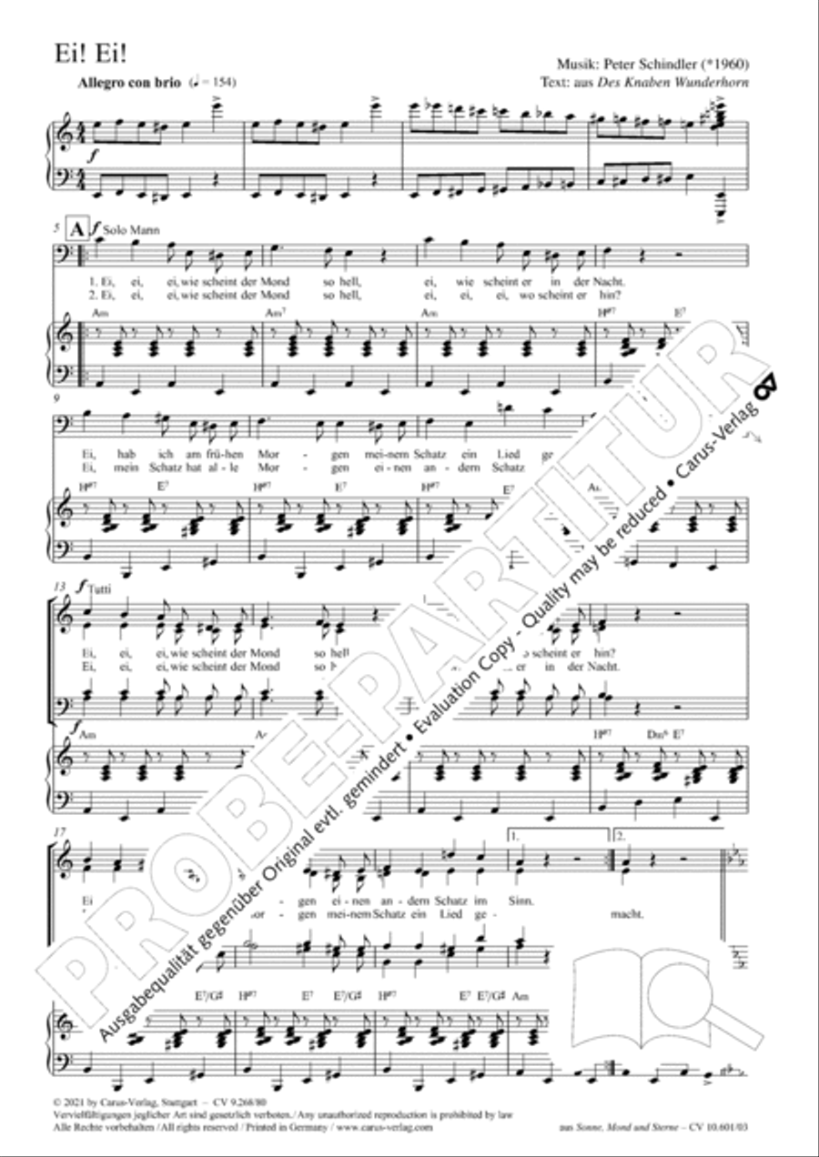 Ei! Ei! 4-Part scores gallery preview page 2