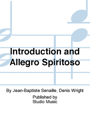 Book cover for Introduction and Allegro Spiritoso