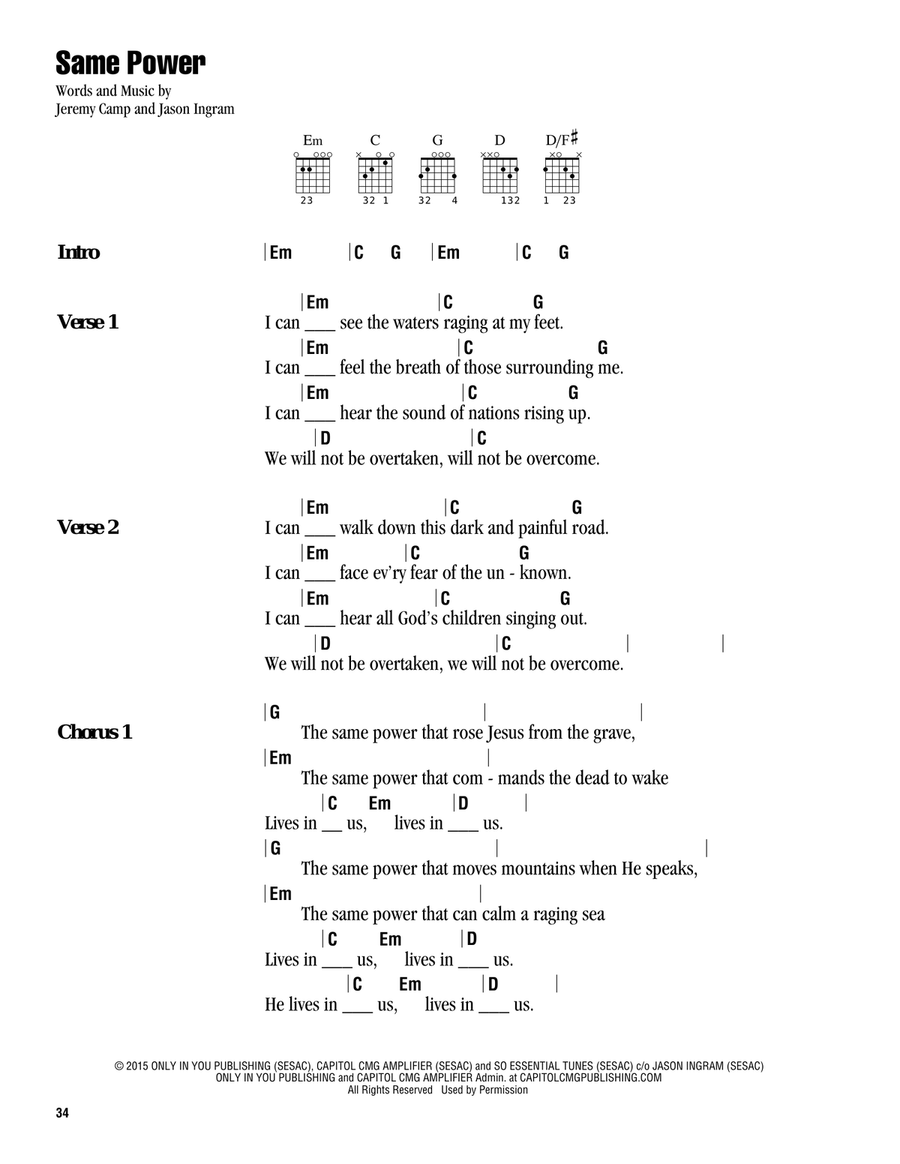 Same Power Acoustic Guitar scores gallery preview page 1