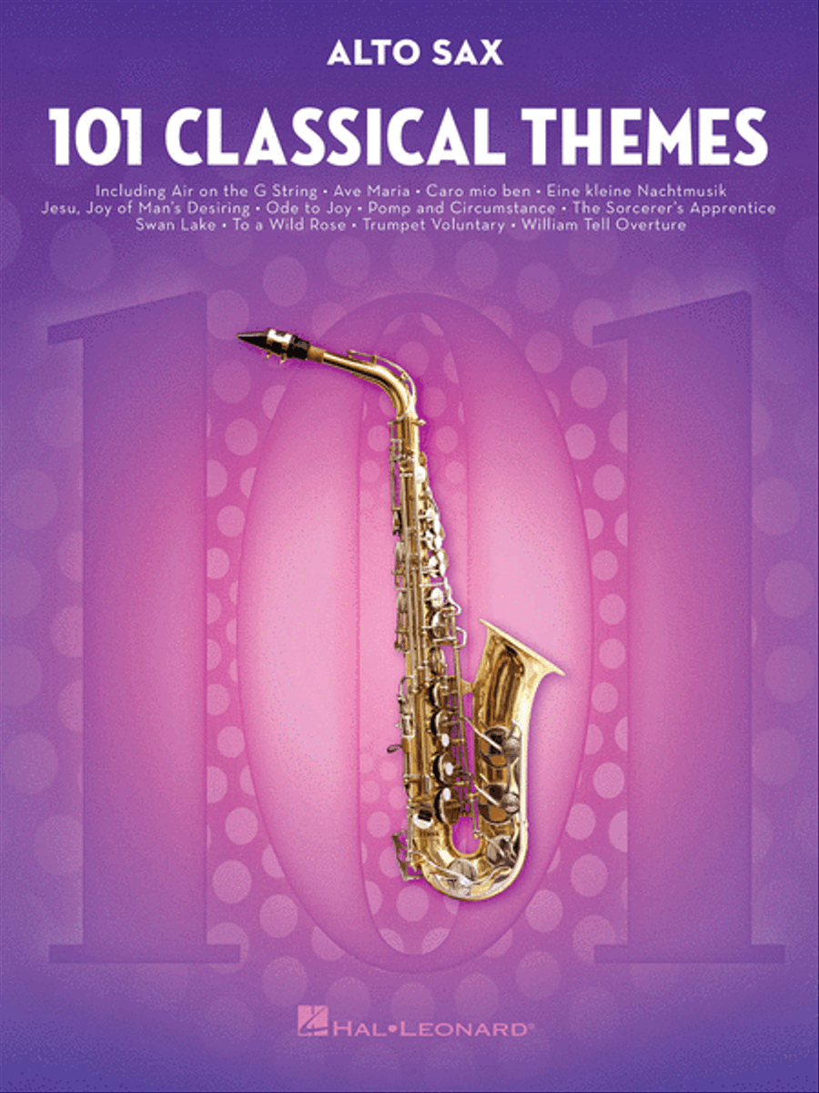101 Classical Themes for Alto Sax Alto Saxophone scores gallery preview page 1
