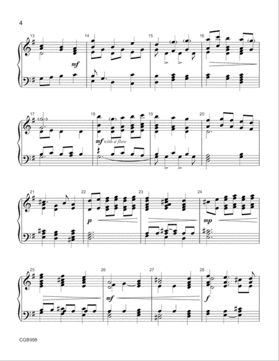 Two Short Classical Pieces Handbell Choir scores gallery preview page 3