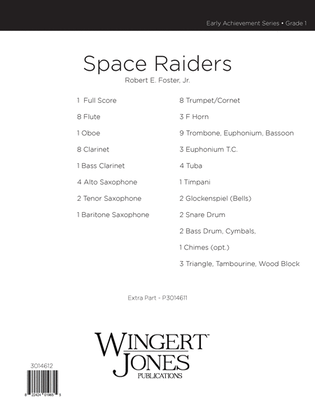 Space Raiders - Full Score