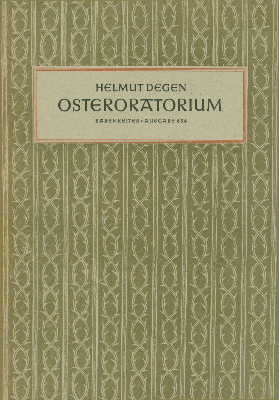 Oster-Oratorium zwei- bis siebenstimmigen Chor und Solostimmen 4-Part scores gallery preview page 1