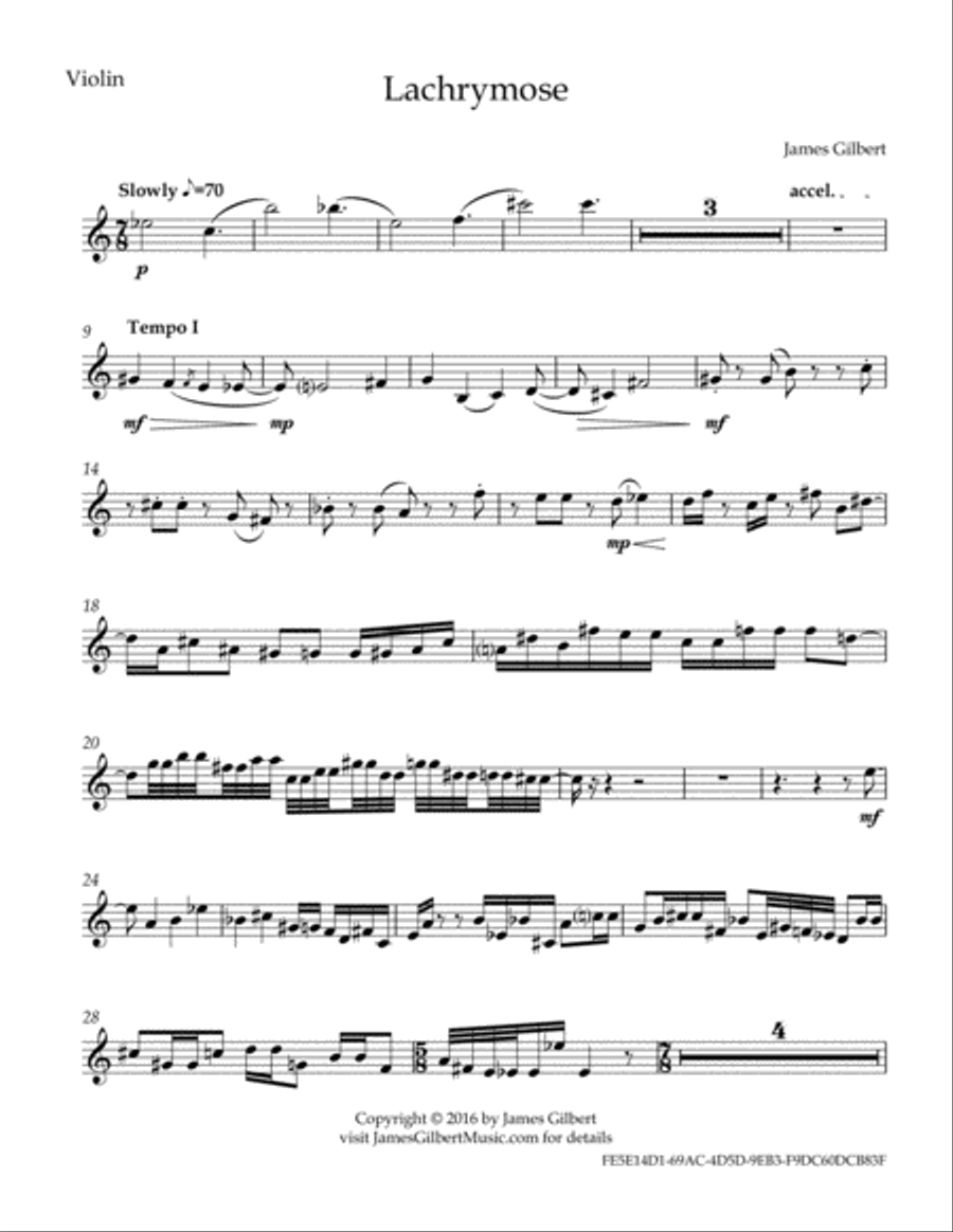 Lachrymose Piano Trio scores gallery preview page 2