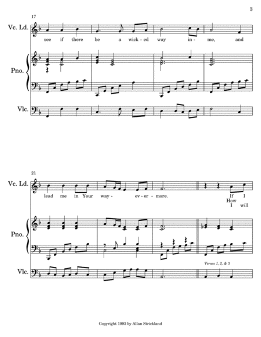 Search Me O God Small Ensemble scores gallery preview page 3