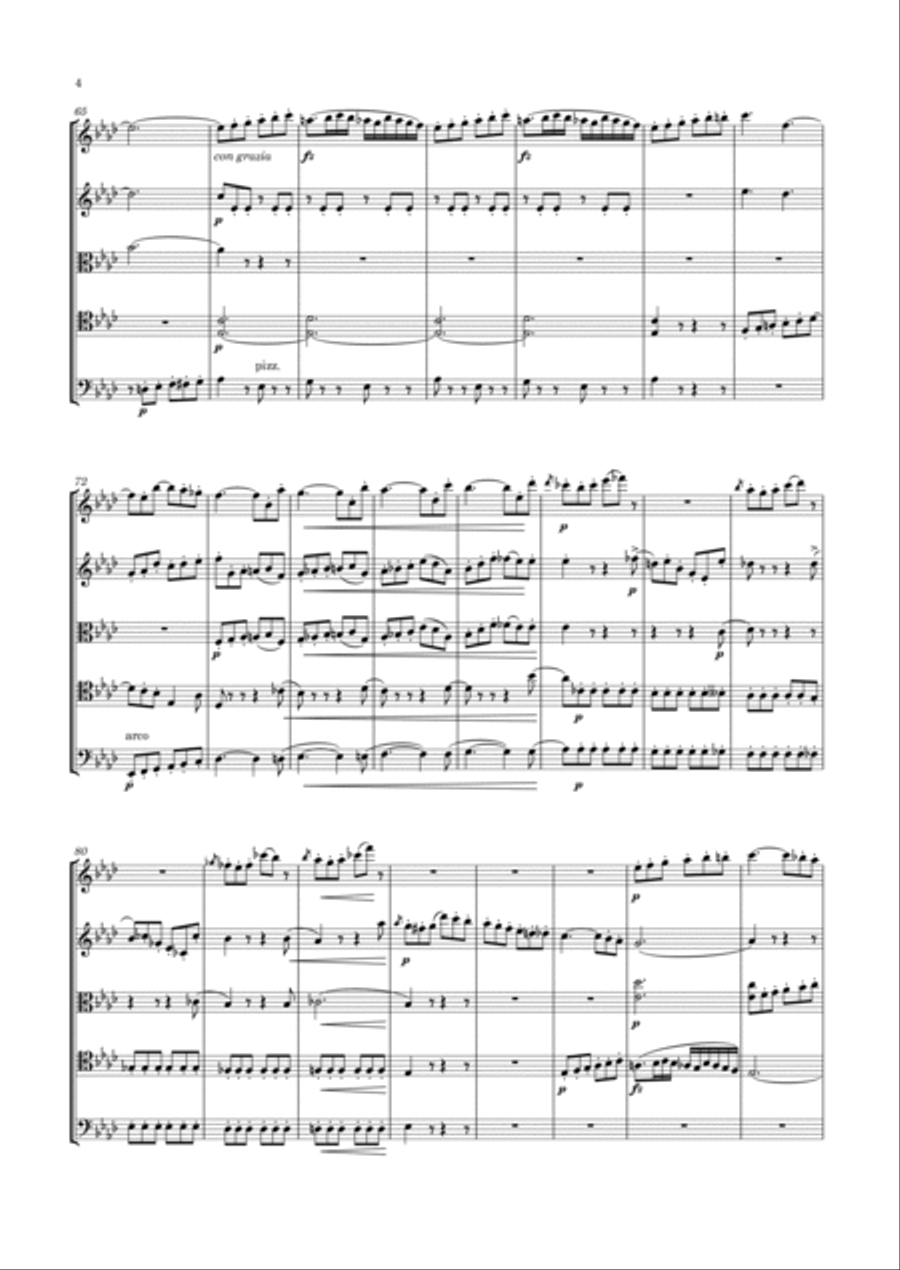 Onslow - String Quintet No.10 in F minor, Op.32 String Quintet scores gallery preview page 5