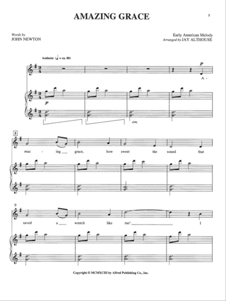 Folk Songs for Solo Singers, Vol. 1 Voice scores gallery preview page 3