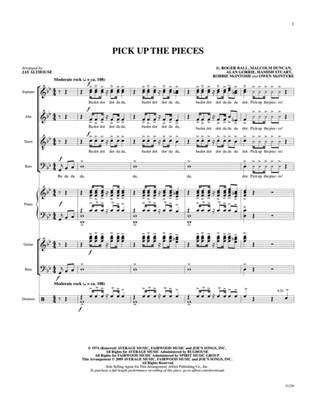 Book cover for Pick Up the Pieces: Score