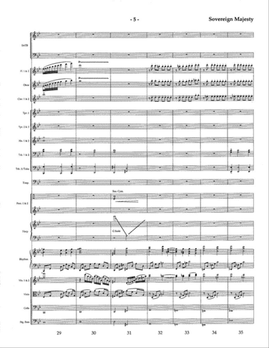 Sovereign Majesty Orchestra scores gallery preview page 6