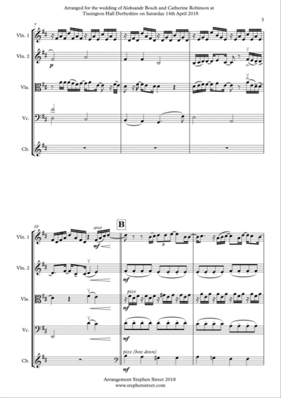 I Will Be Here String Quintet scores gallery preview page 3