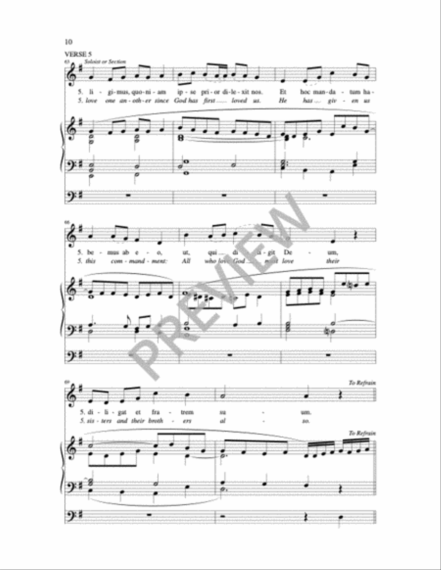 Deus Caritas Est 4-Part scores gallery preview page 4
