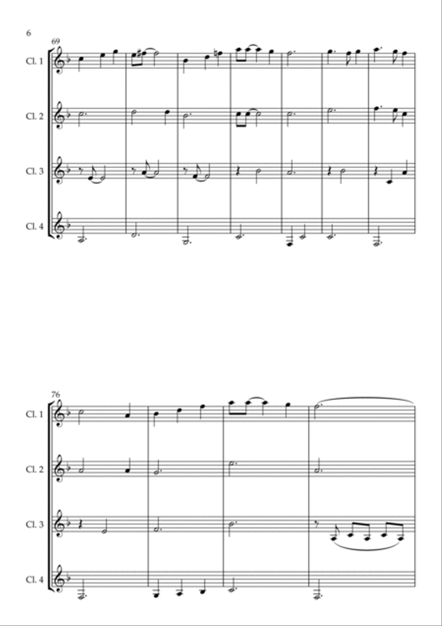 The Rainbow Connection The Rainbow Connection Woodwind Quartet scores gallery preview page 6