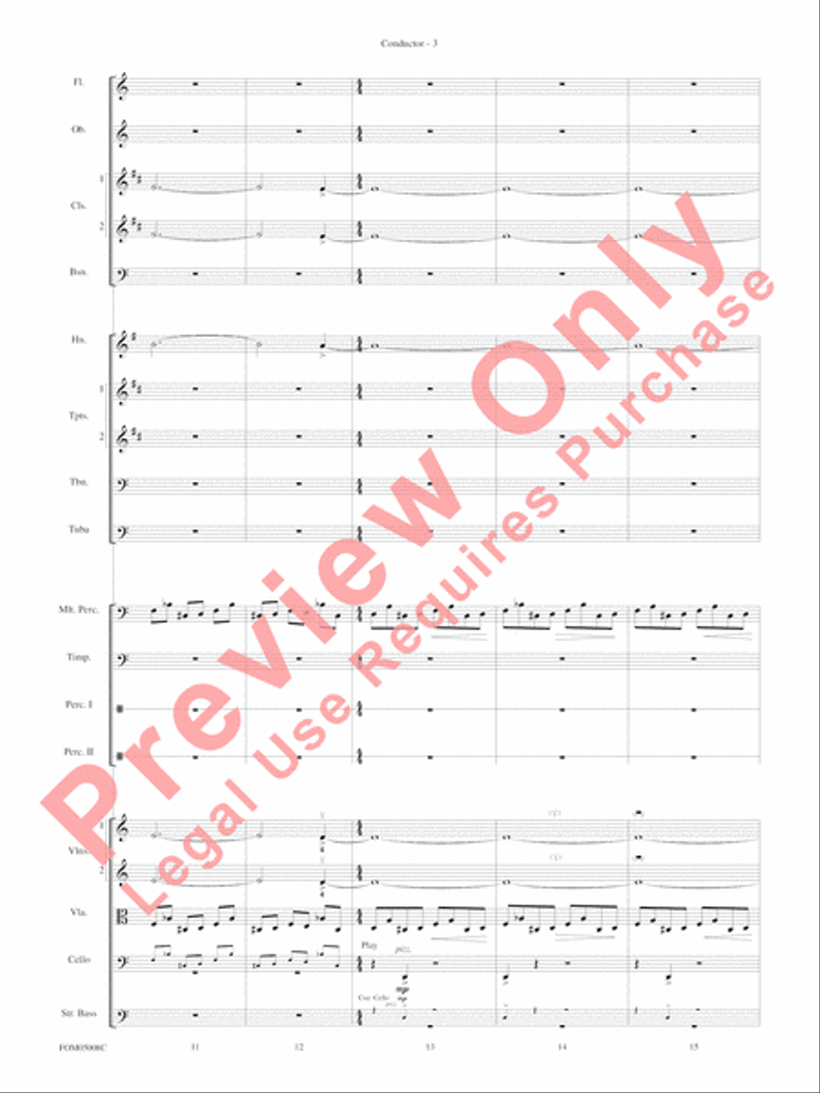 Battle of the Heroes (from Star Wars: Episode III Revenge of the Sith) Full Orchestra scores gallery preview page 6