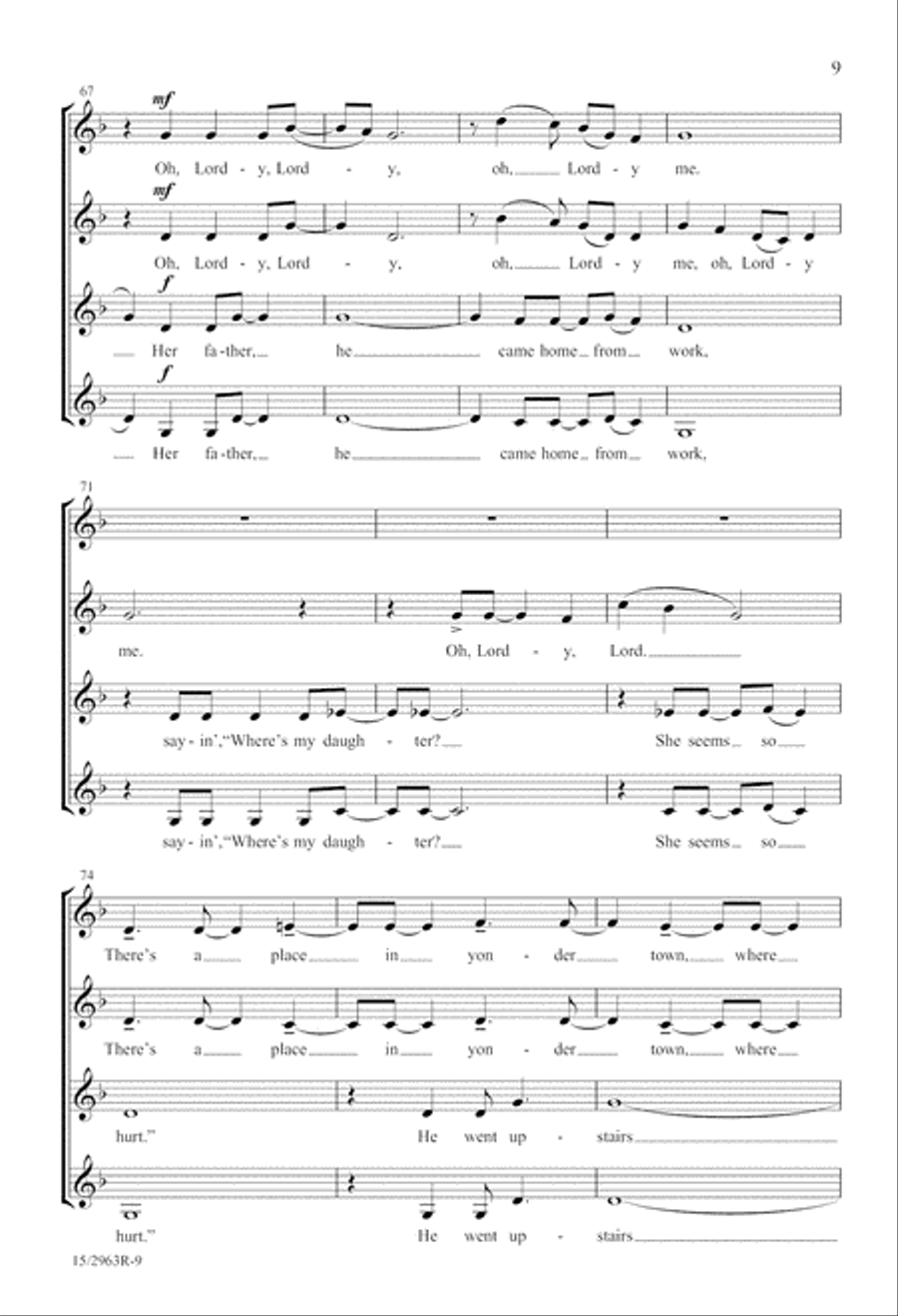 Go Dig My Grave SSAA scores gallery preview page 9