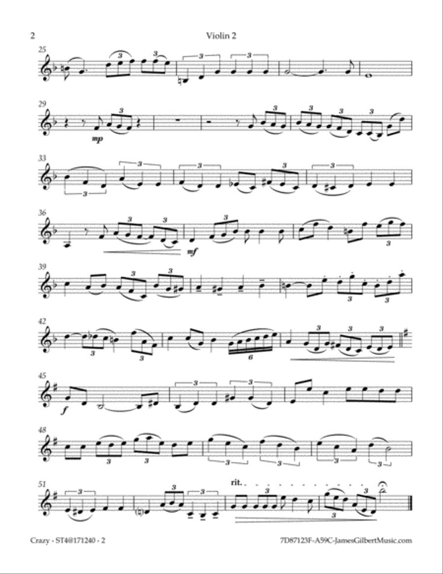 Crazy String Quartet scores gallery preview page 5